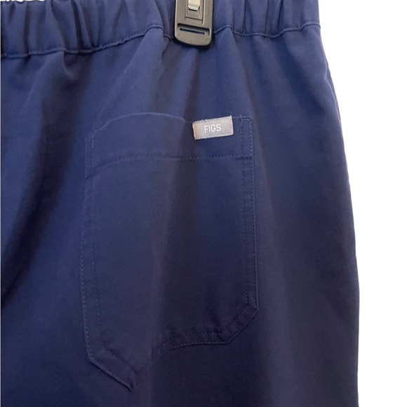FIGS Men Scrub Pants Drawstring With SIDE & Back Pockets Size XXL Navy Blue - Picture 5 of 11